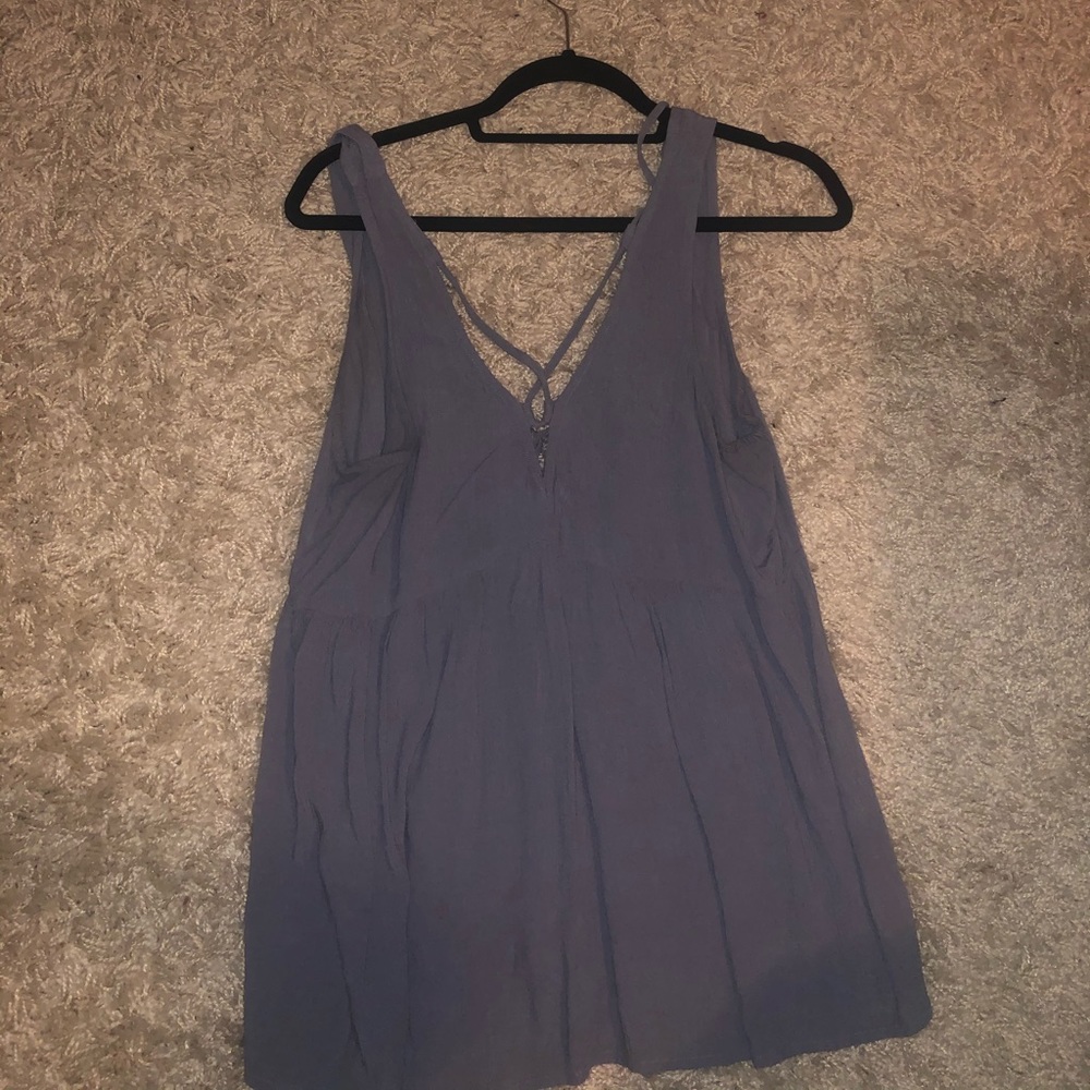 Blue tank top from American Eagle